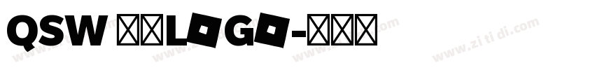 QSW 日文LOGO字体转换